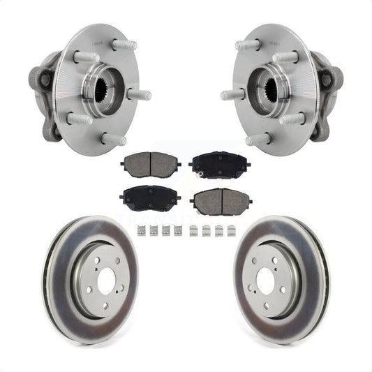 Hub Bearing Assembly Coated Disc Brake Rotors And Pads Front Kit For Toyota C-HR