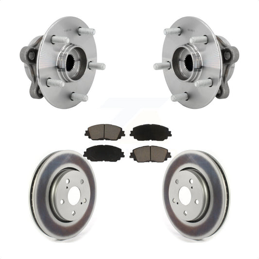 Hub Bearing Assembly Coated Disc Brake Rotors And Pads Front Kit For Toyota C-HR