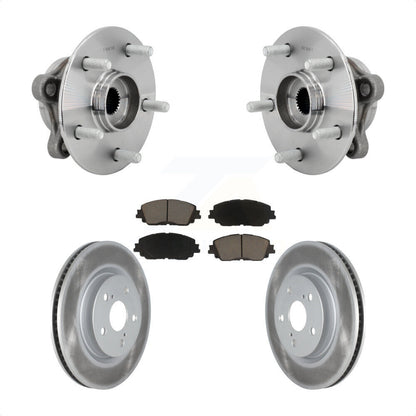 Hub Bearing Coated Brake Rotor Pads Front Kit For Toyota C-HR Lexus UX250h UX200