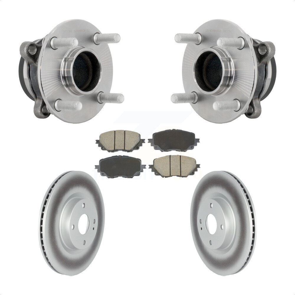 Hub Bearing Assembly Coated Disc Brake Rotor Pads Front Kit For Mazda MX-5 Miata