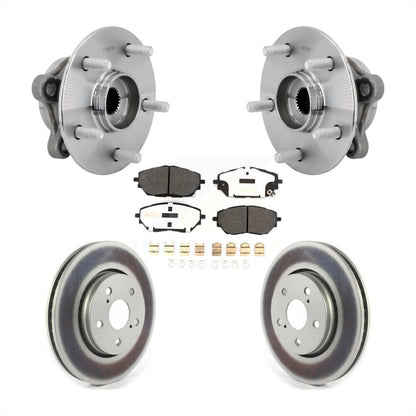 Hub Bearing Assembly Coated Disc Brake Rotors And Pads Front Kit For Toyota C-HR