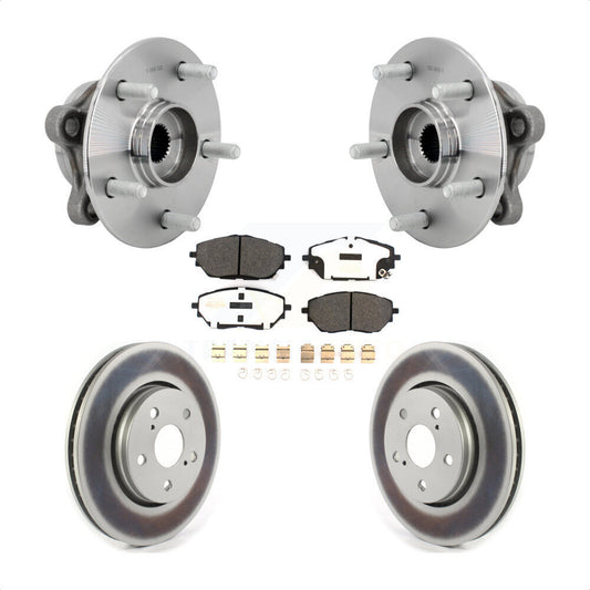Hub Bearing Assembly Coated Disc Brake Rotors And Pads Front Kit For Toyota C-HR