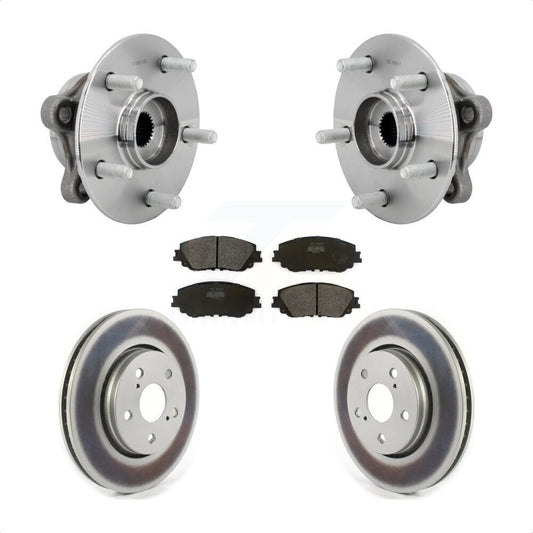 Hub Bearing Assembly Coated Disc Brake Rotors And Pads Front Kit For Toyota C-HR