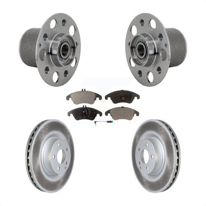 Hub Bearing Assembly Coat Brake Rotor Pads Front Kit For Mercedes-Benz E400 E550
