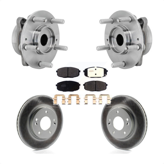 Hub Bearing Assembly Coat Brake Rotor Pads Front Kit For Hyundai Kona Kia Seltos