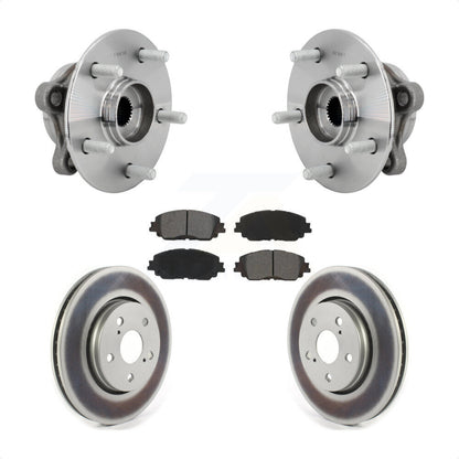 Hub Bearing Assembly Coated Disc Brake Rotors And Pads Front Kit For Toyota C-HR