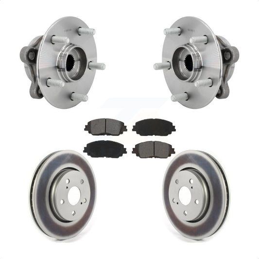 Hub Bearing Assembly Coated Disc Brake Rotors And Pads Front Kit For Toyota C-HR