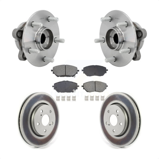 Hub Bearing Assembly Coated Disc Brake Rotors And Pads Front Kit For Toyota C-HR