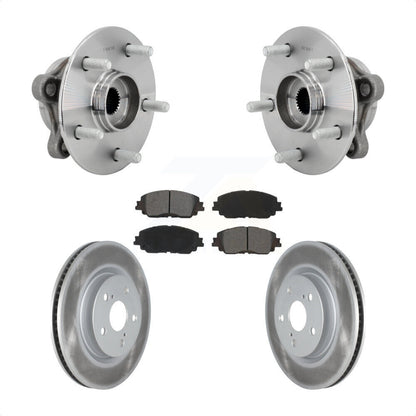 Hub Bearing Coated Brake Rotor Pads Front Kit For Toyota C-HR Lexus UX250h UX200