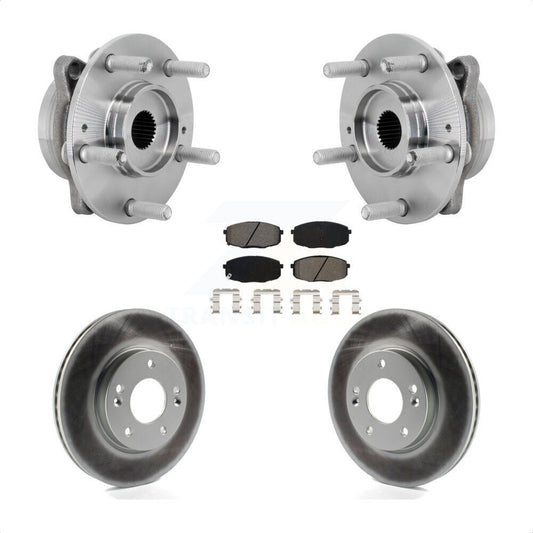 Hub Bearing Assembly Coat Brake Rotor Pads Front Kit For Hyundai Kona Kia Seltos