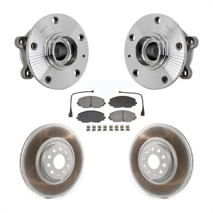 Hub Bearing Coated Brake Rotor & Pads Front Kit For Volkswagen Atlas Cross Sport