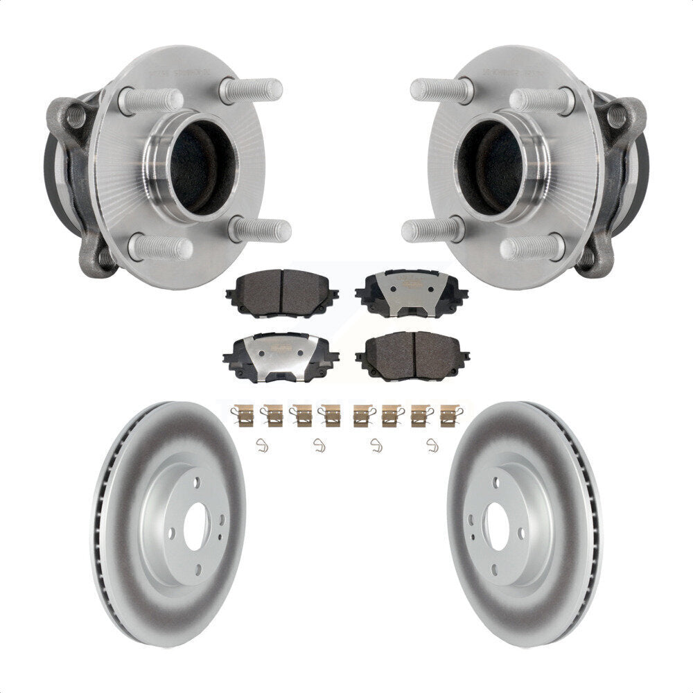 Hub Bearing Assembly Coated Disc Brake Rotor Pads Front Kit For Mazda MX-5 Miata