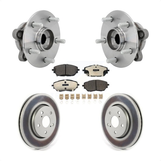 Hub Bearing Assembly Coated Disc Brake Rotors And Pads Front Kit For Toyota C-HR