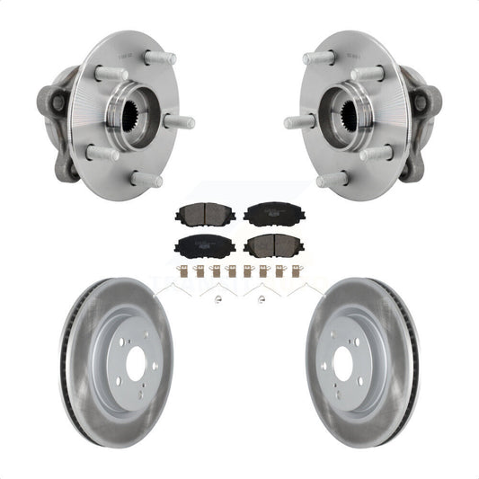 Hub Bearing Coated Brake Rotor Pads Front Kit For Toyota C-HR Lexus UX250h UX200
