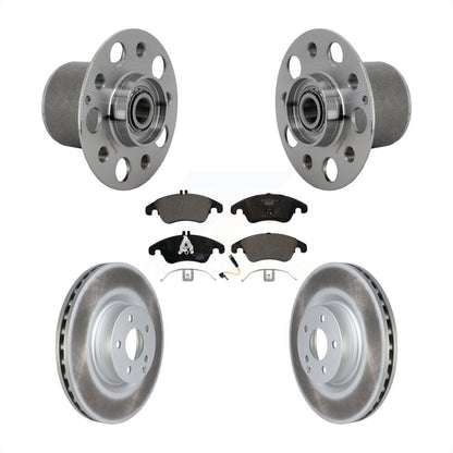 Hub Bearing Assembly Coat Brake Rotor Pads Front Kit For Mercedes-Benz E400 E550