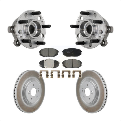 Hub Bearing Assembly Coated Brake Rotor Pads Front Kit For Hyundai Sonata Kia K5