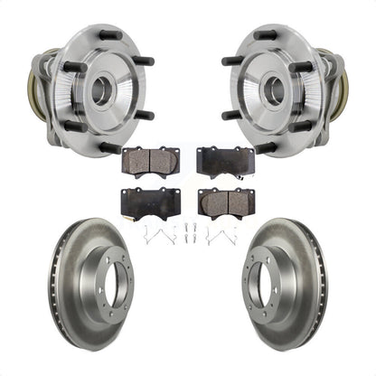 Hub Bearing Coat Brake Rotor Pads Front Kit For Toyota Tacoma 4Runner FJ Cruiser