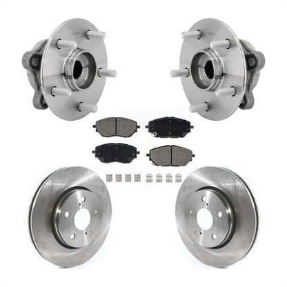 Hub Bearing Assembly Disc Brake Rotor And Ceramic Pads Front Kit For Toyota C-HR