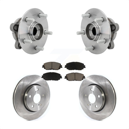Hub Bearing Assembly Disc Brake Rotor And Ceramic Pads Front Kit For Toyota C-HR