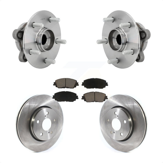 Hub Bearing Assembly Disc Brake Rotor And Ceramic Pads Front Kit For Toyota C-HR