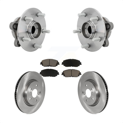 Hub Bearing Disc Brake Rotor & Pads Front Kit For Toyota C-HR Lexus UX250h UX200