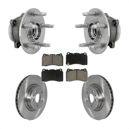 Hub Bearing Assembly Disc Brake Rotors And Ceramic Pads Front Kit For Tesla S X