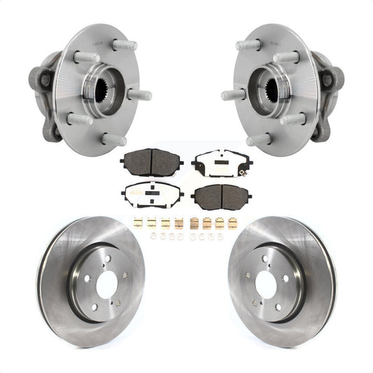 Hub Bearing Assembly Disc Brake Rotors And Pads Front Kit For Toyota C-HR