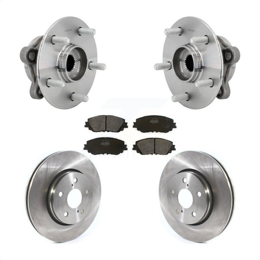 Hub Bearing Assembly Disc Brake Rotors And Pads Front Kit For Toyota C-HR