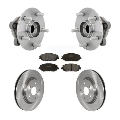 Hub Bearing Disc Brake Rotor & Pads Front Kit For Toyota C-HR Lexus UX250h UX200