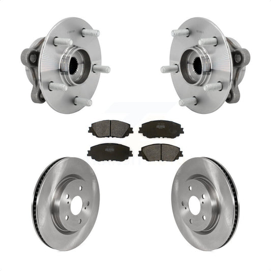 Hub Bearing Disc Brake Rotor & Pads Front Kit For Toyota C-HR Lexus UX250h UX200