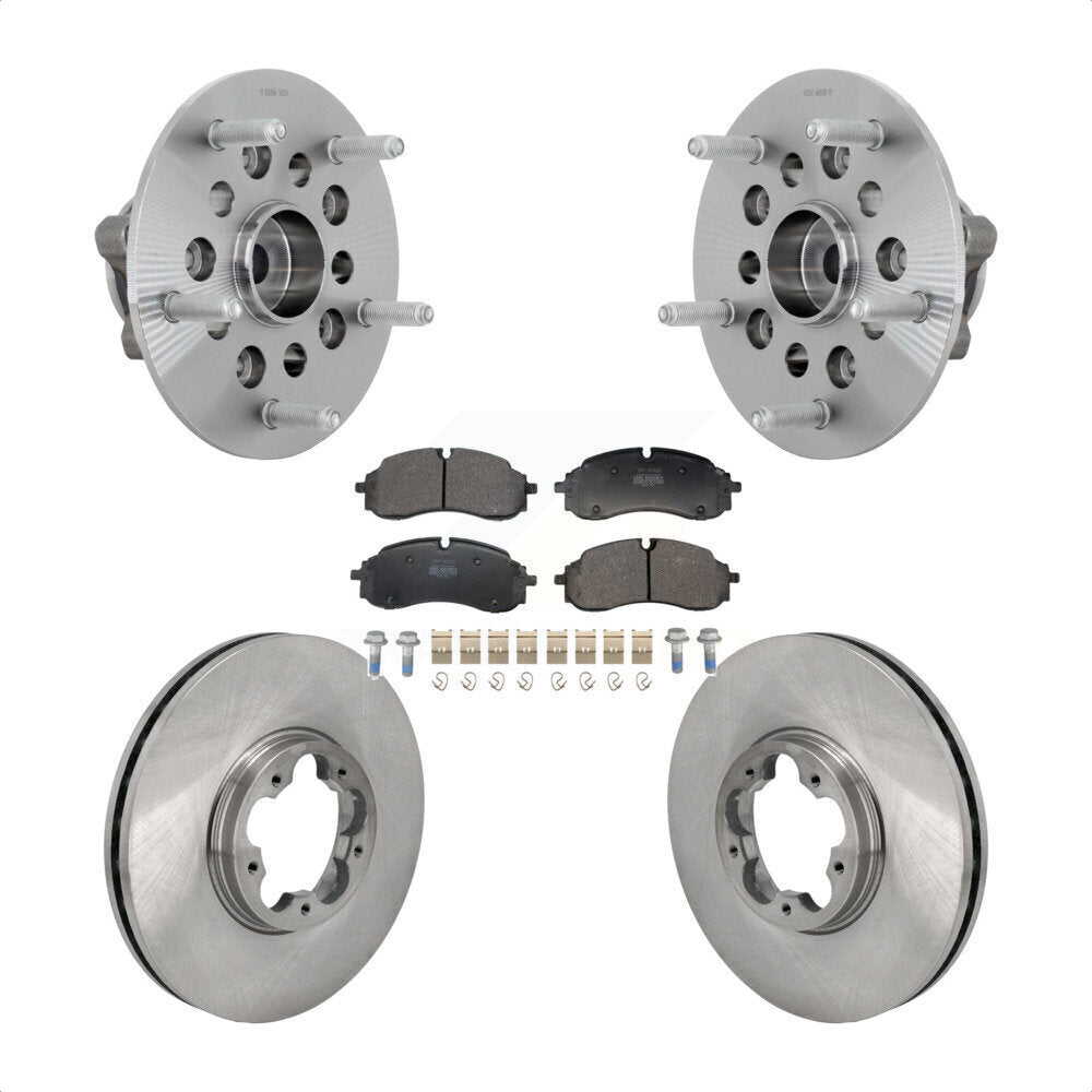 Hub Bearing Assembly Disc Brake Rotors And Pads Front Kit For Ford E-Transit