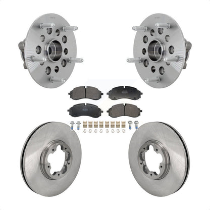 Hub Bearing Assembly Disc Brake Rotors And Pads Front Kit For Ford E-Transit