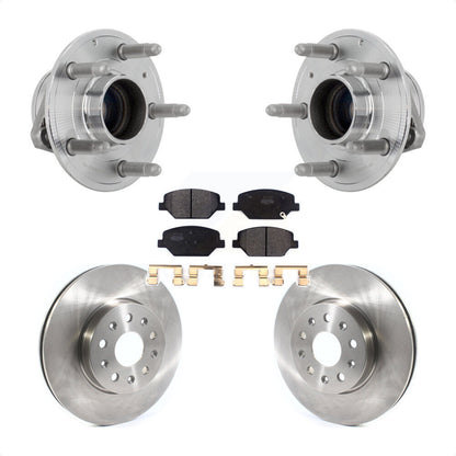Hub Bearing Assembly Disc Brake Rotors And Pads Front Kit For Chevrolet Camaro