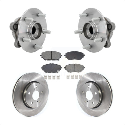 Hub Bearing Assembly Disc Brake Rotors And Pads Front Kit For Toyota C-HR