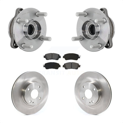 Hub Bearing Assembly Disc Brake Rotor & Pads Front Kit For Toyota Yaris iA Scion