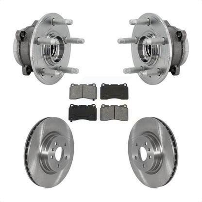Hub Bearing Assembly Disc Brake Rotors And Pads Front Kit For Tesla S X
