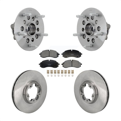 Hub Bearing Assembly Disc Brake Rotors And Pads Front Kit For Ford E-Transit
