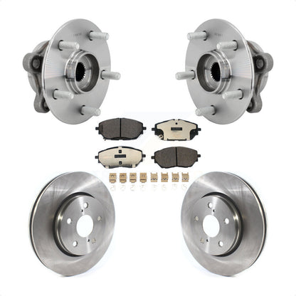 Hub Bearing Assembly Disc Brake Rotor And Ceramic Pads Front Kit For Toyota C-HR