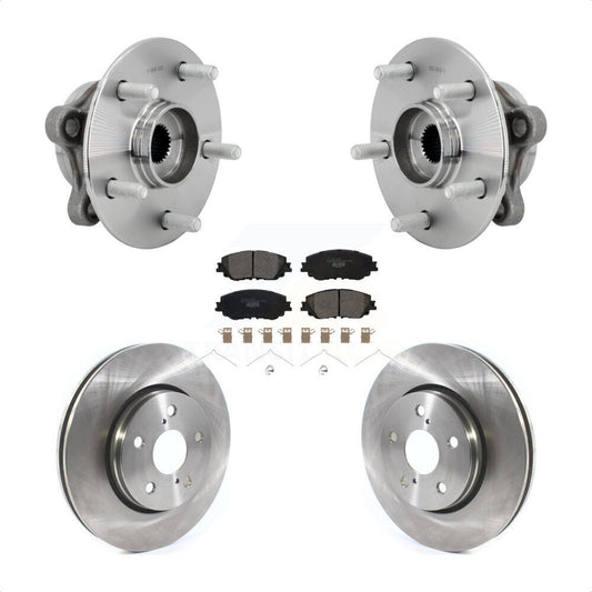 Hub Bearing Assembly Disc Brake Rotor And Ceramic Pads Front Kit For Toyota C-HR
