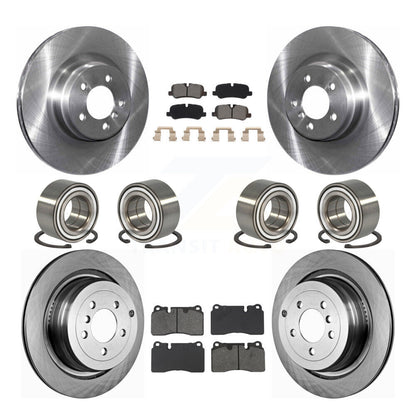 Bearing Brake Rotor Pads Front Rear Kit (10Pc) For Land Rover Range Supercharged