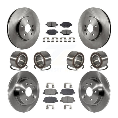Bearing Brake Rotor & Pads Front Rear Kit (10Pc) For Buick Encore Chevrolet Trax