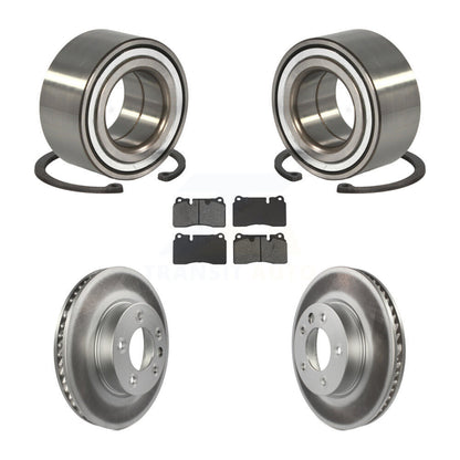 Wheel Bearing Coated Disc Brake Rotors And Pads Front Kit For Volkswagen Touareg