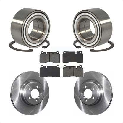 Wheel Bearing Brake Rotor Pads Front Kit For 06-09 Land Rover Range Supercharged