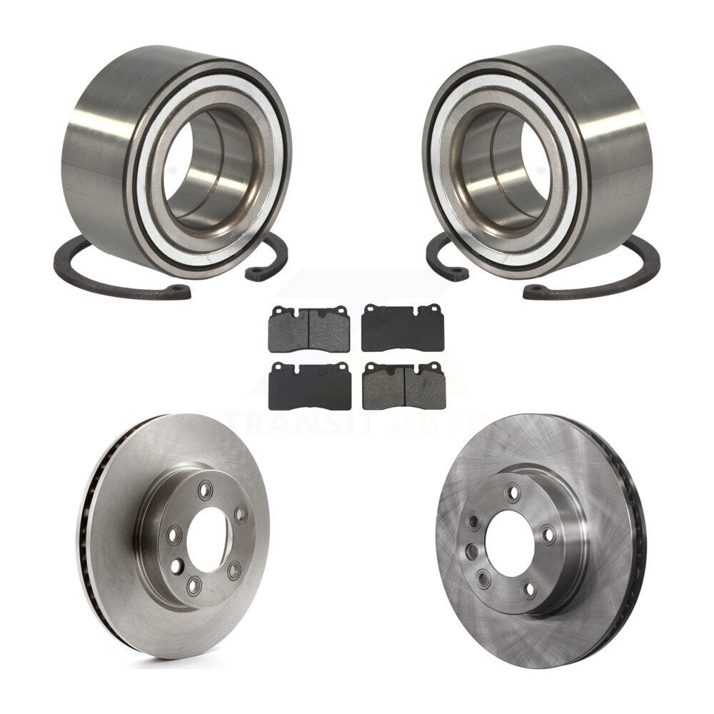 Wheel Bearing Disc Brake Rotors And Pads Front Kit For Volkswagen Touareg