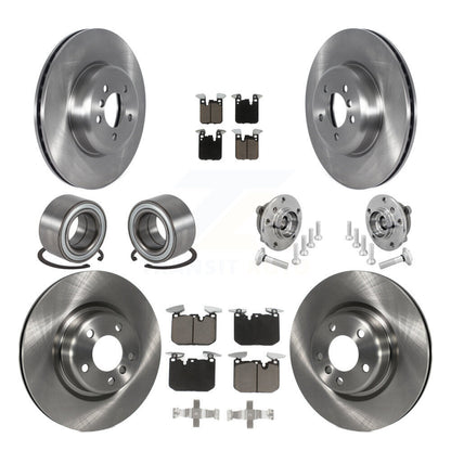 Hub Bearing Disc Brake Rotor Pad Shoe Front Rear Kit (10Pc) For BMW M240i xDrive
