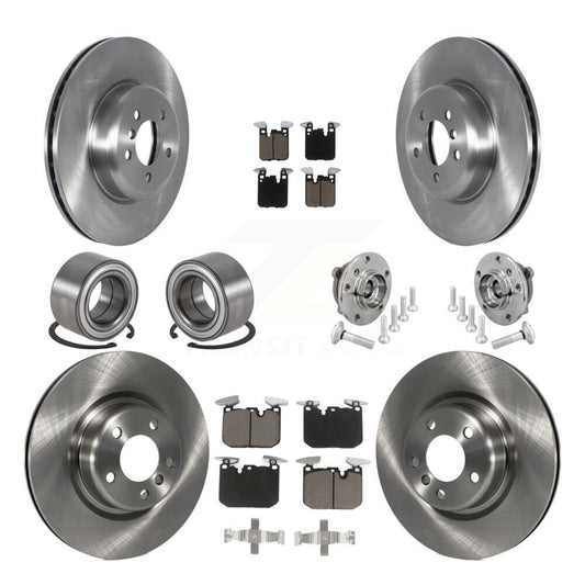 Hub Bearing Disc Brake Rotor Pad Shoe Front Rear Kit (10Pc) For BMW M240i xDrive