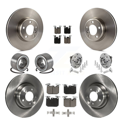 Hub Bearing Disc Brake Rotor Pad Shoe Front Rear Kit (10Pc) For BMW M240i xDrive