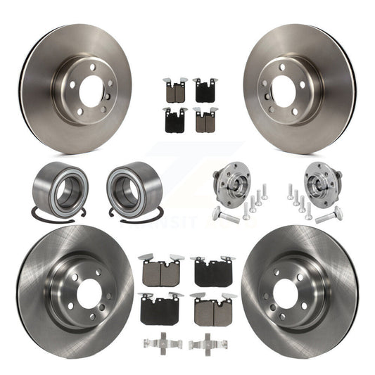Hub Bearing Disc Brake Rotor Pad Shoe Front Rear Kit (10Pc) For BMW M240i xDrive
