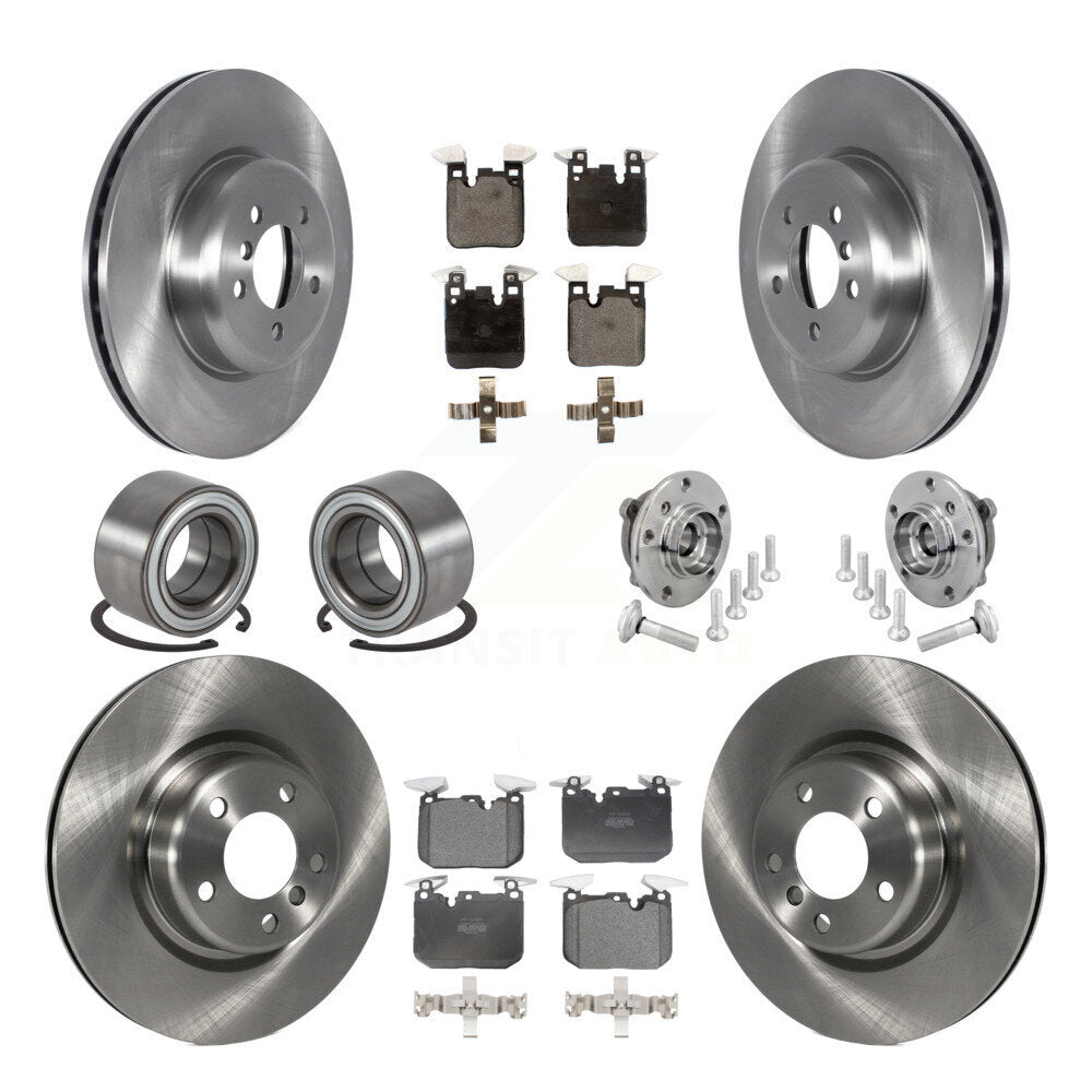 Hub Bearing Disc Brake Rotor Pad Shoe Front Rear Kit (10Pc) For BMW M240i xDrive