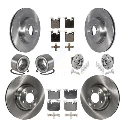 Hub Bearing Disc Brake Rotor Pad Shoe Front Rear Kit (10Pc) For BMW M240i xDrive